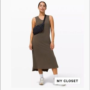 Lululemon Olive Green maxi dress size 12 or 14.